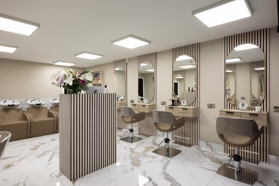 Luxury beauty studio detail